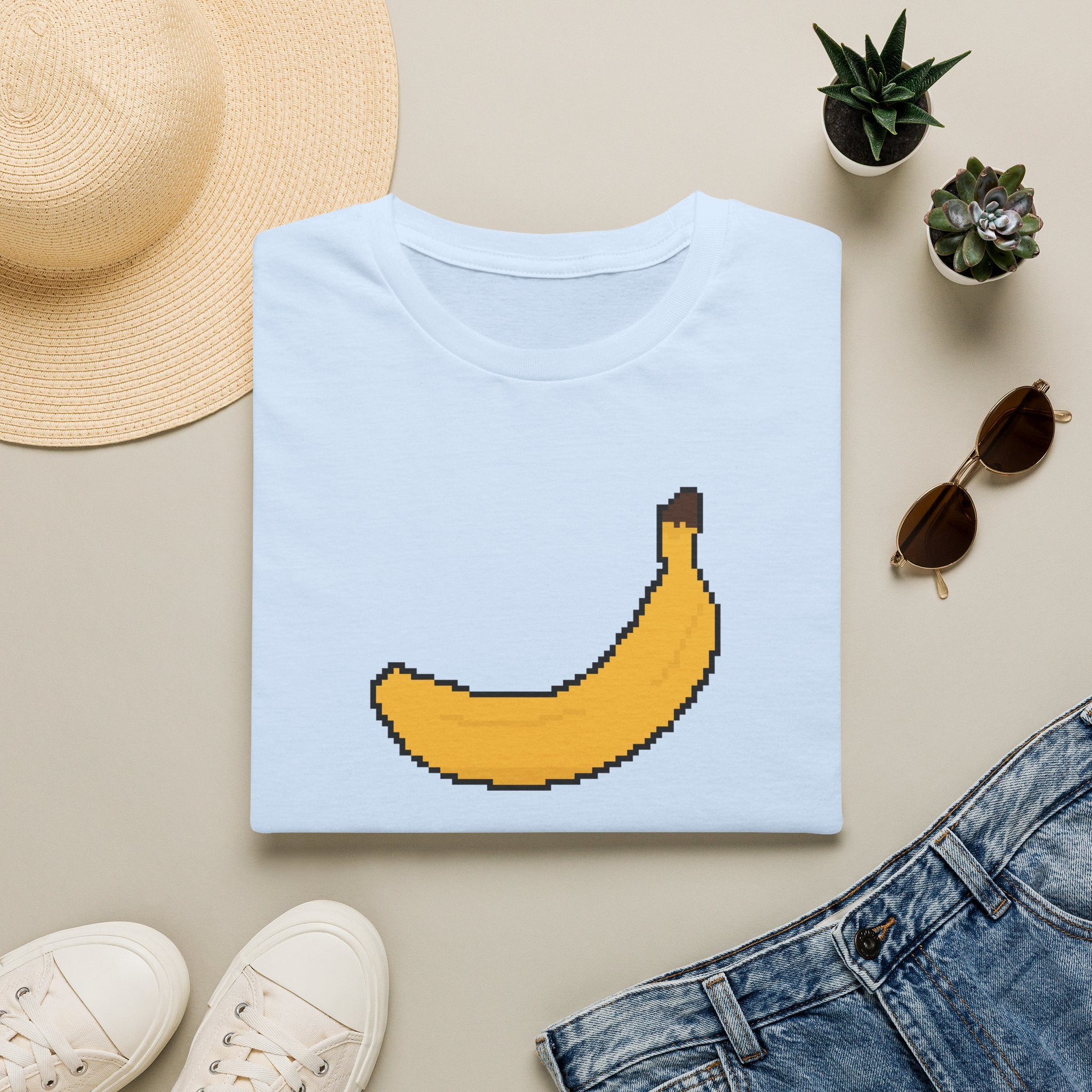 Pixel Banana T-Shirt — Retro 8‑Bit Fruit Graphic Tee