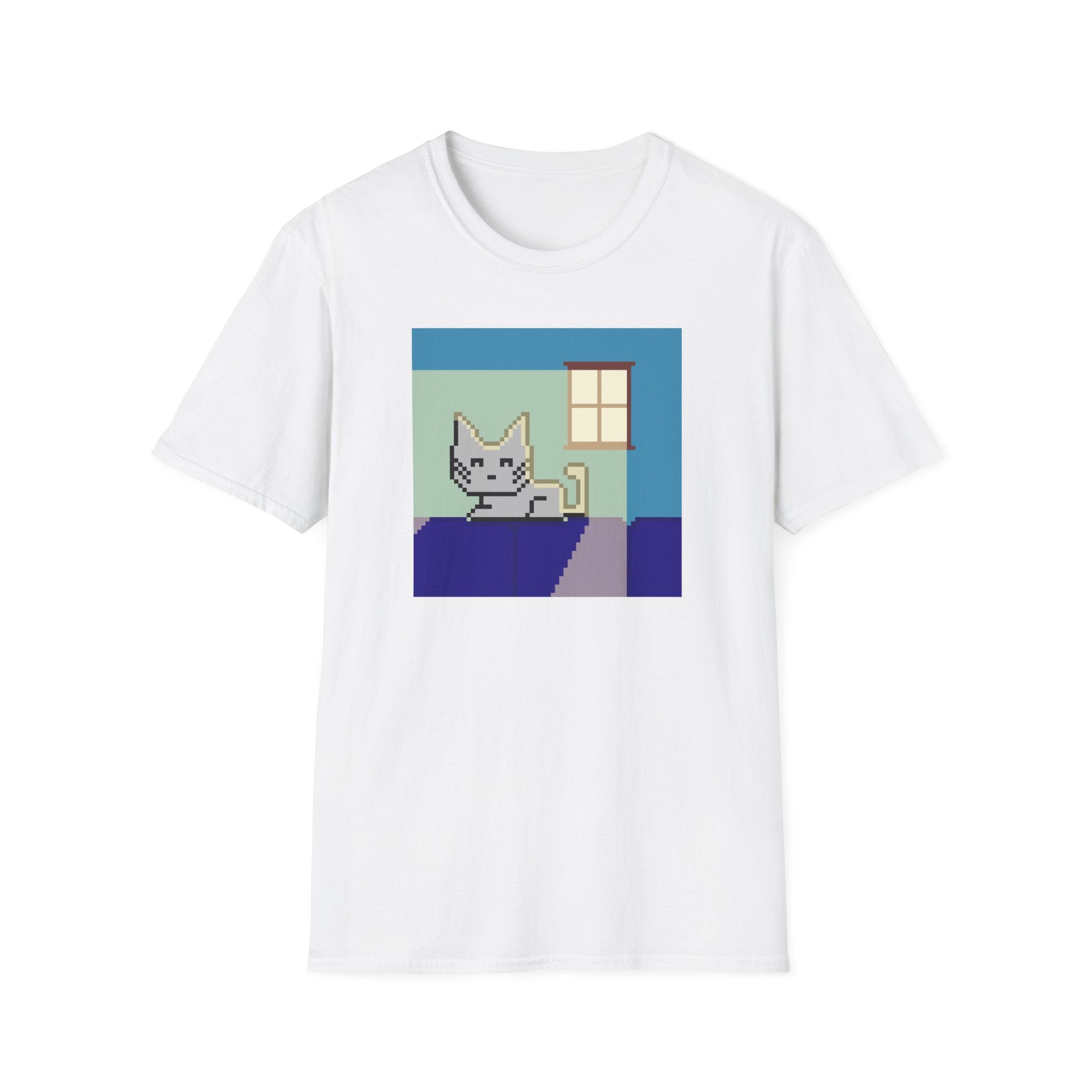 Pixel Cat Tee — Retro 8‑Bit Cat Graphic T‑Shirt