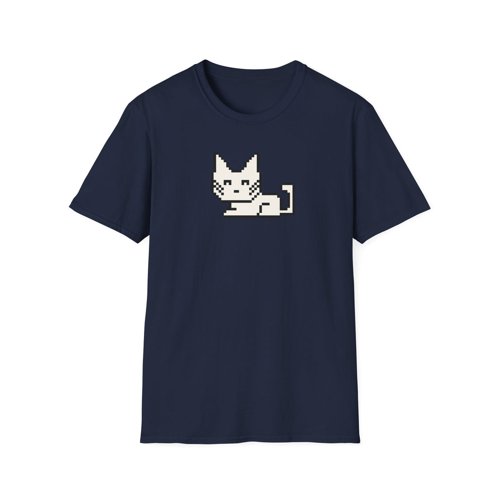 Pixel Cat T-Shirt — Cute Retro 8-Bit Kitten Tee
