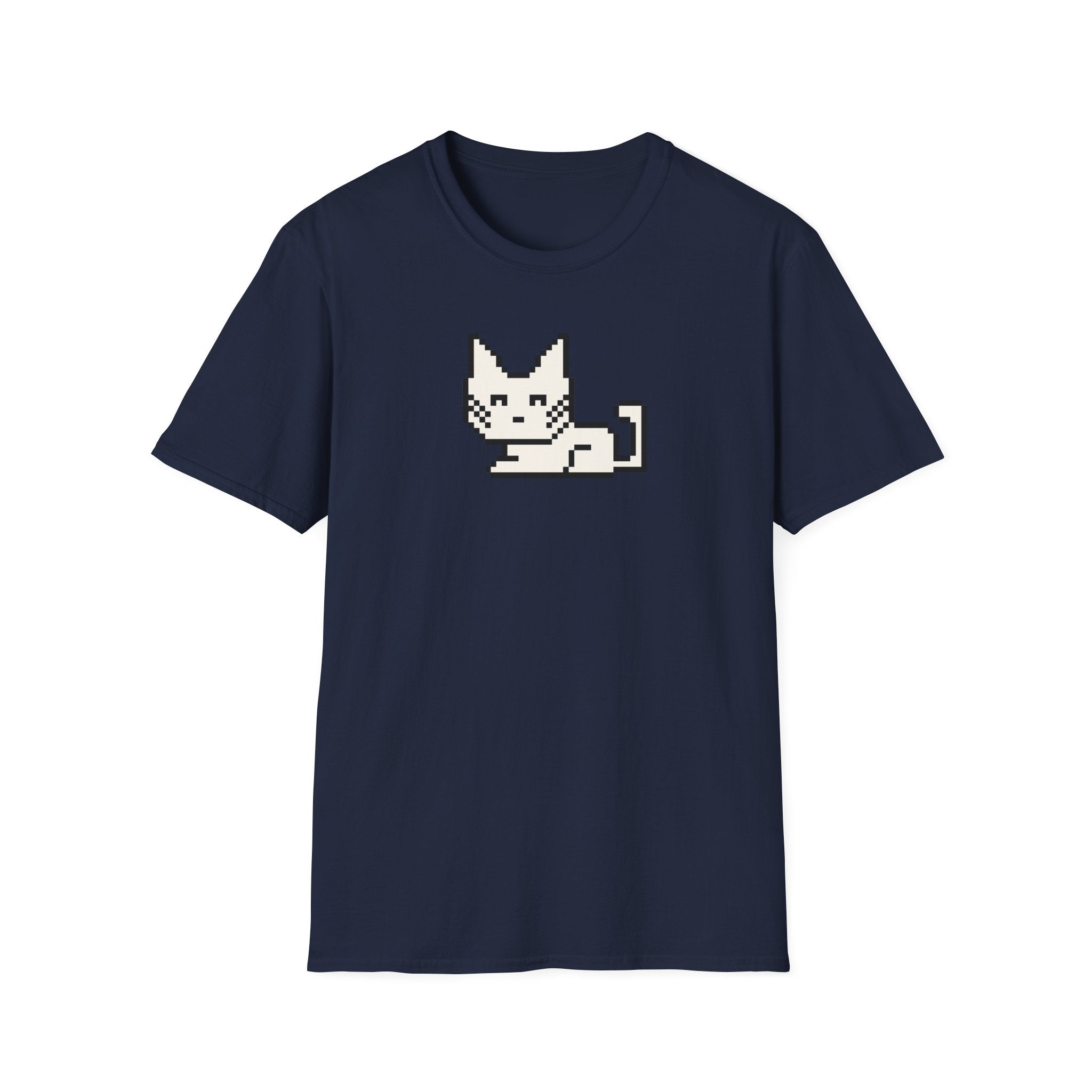 Pixel Cat T-Shirt — Cute Retro 8-Bit Kitten Tee