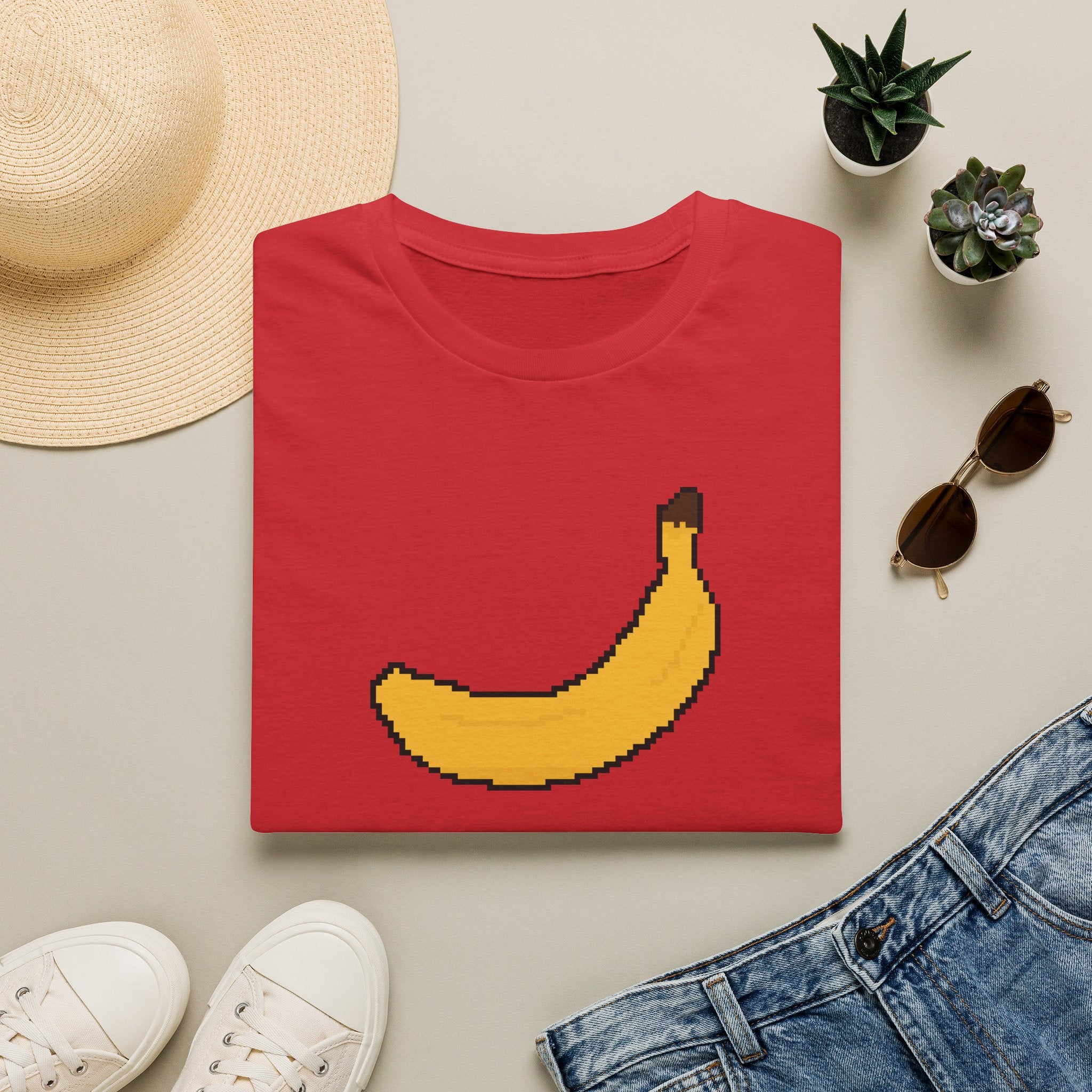 Pixel Banana T-Shirt — Retro 8‑Bit Fruit Graphic Tee