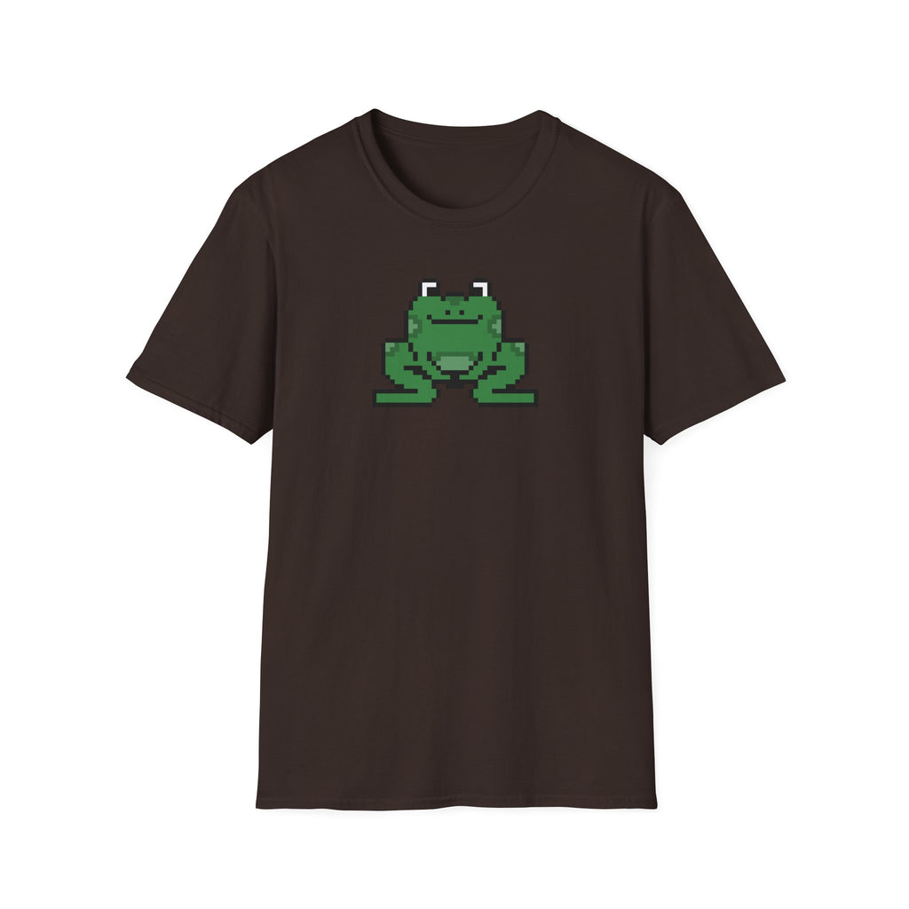 Pixel Frog T-Shirt — Cute Retro 8-Bit Frog Graphic Tee