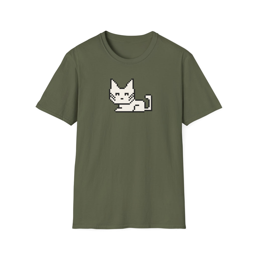 Pixel Cat T-Shirt — Cute Retro 8-Bit Kitten Tee