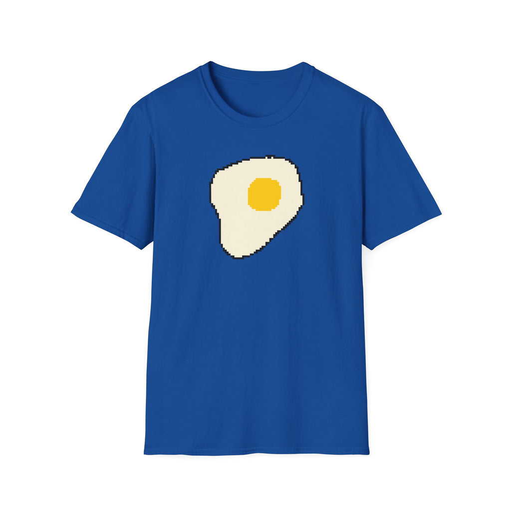 Pixel Fried Egg T-Shirt — Cute Retro Breakfast Graphic Tee