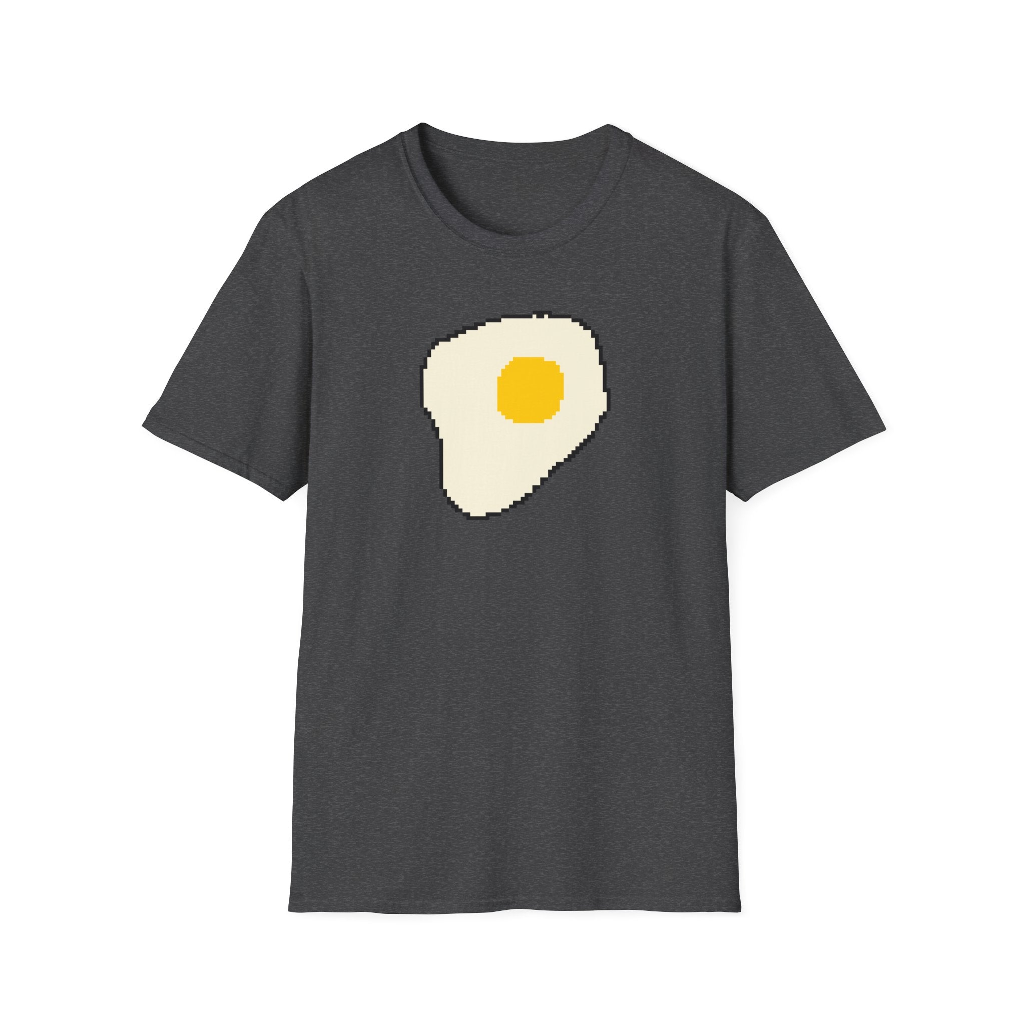 Pixel Fried Egg T-Shirt — Cute Retro Breakfast Graphic Tee