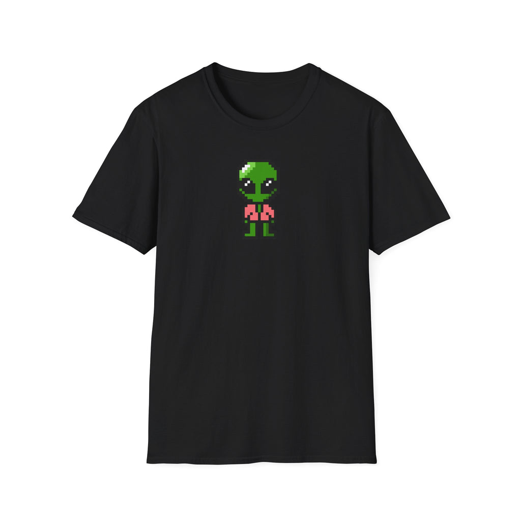 Pixel Alien T‑Shirt — Cute Retro Gamer Alien Graphic Tee