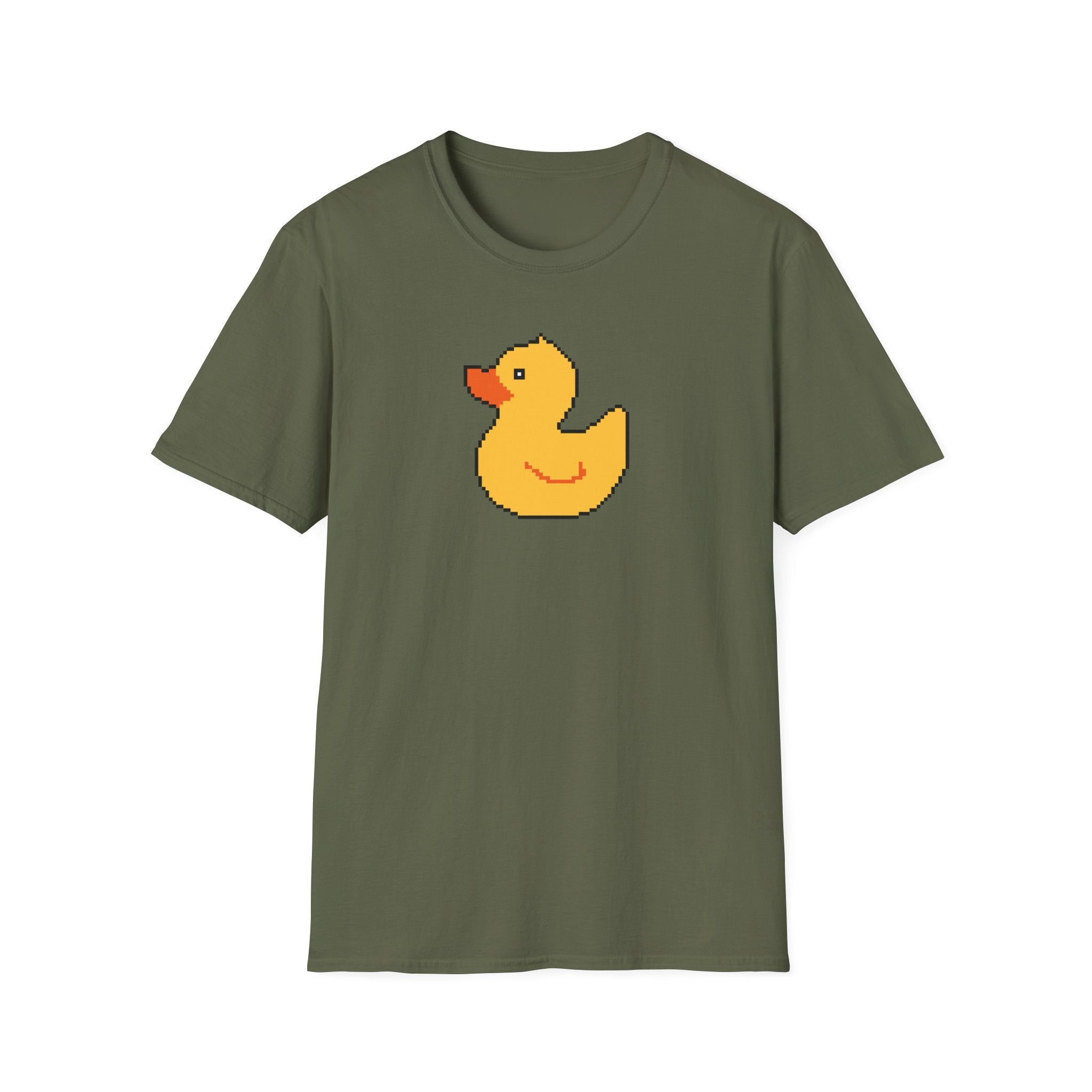 Duck Pixel Tee — Cute Retro Rubber Duck T-Shirt
