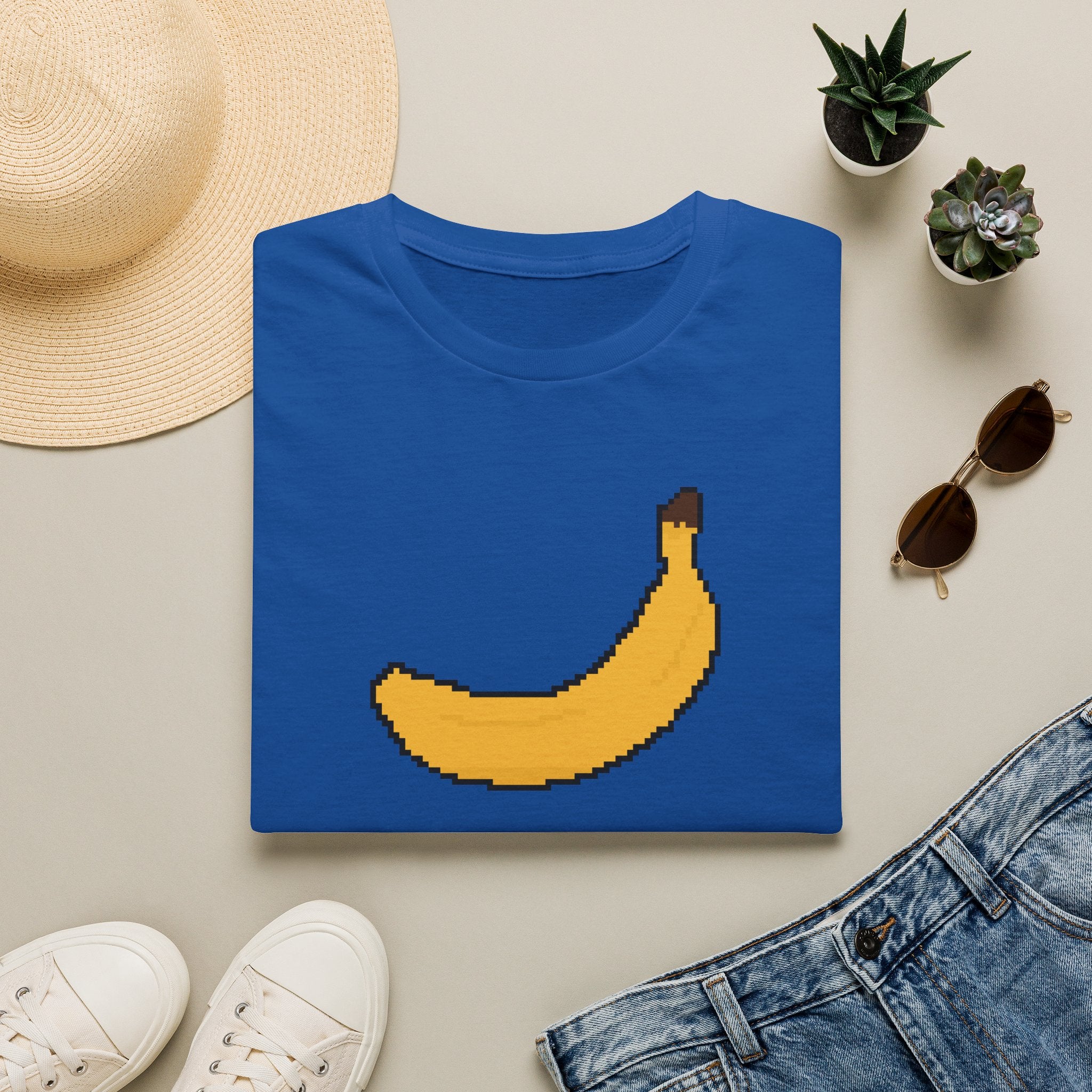 Pixel Banana T-Shirt — Retro 8‑Bit Fruit Graphic Tee