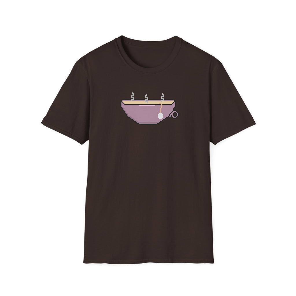 T-Shirt — Pixel Art Tea Cup Graphic Tee