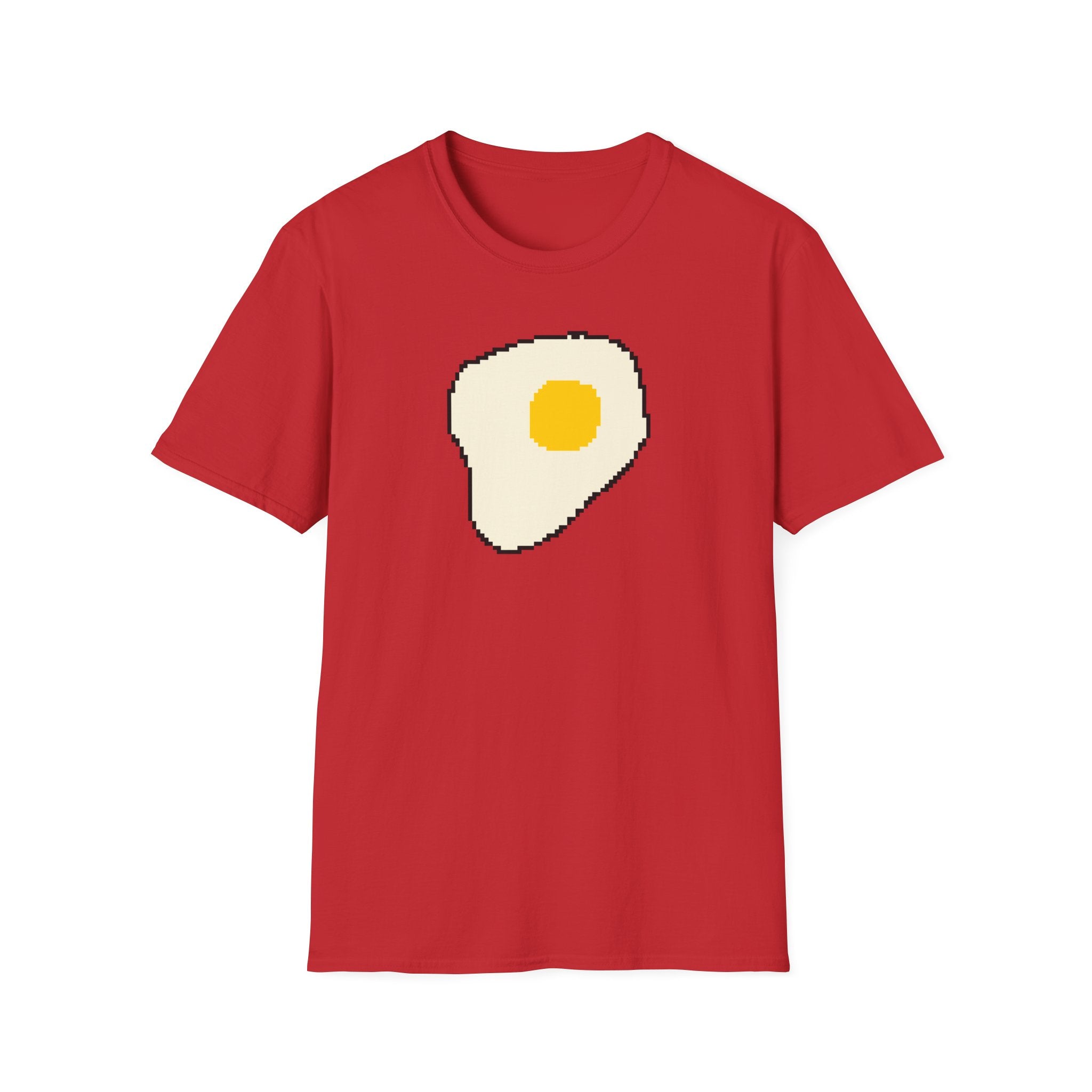 Pixel Fried Egg T-Shirt — Cute Retro Breakfast Graphic Tee