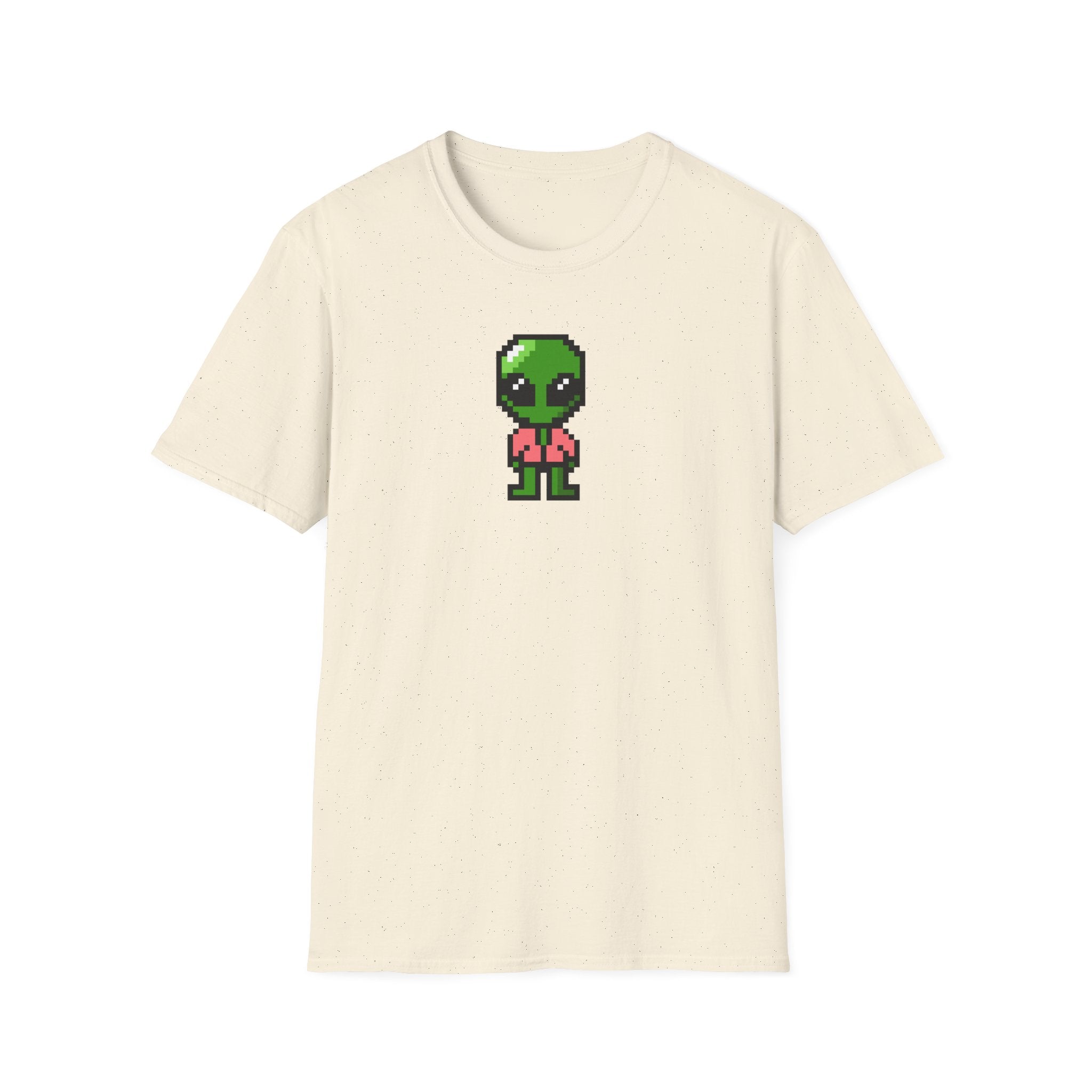 Pixel Alien T‑Shirt — Cute Retro Gamer Alien Graphic Tee