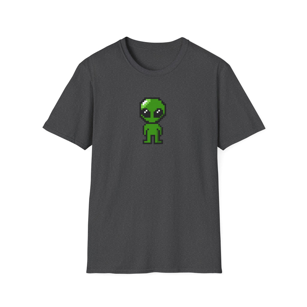 Pixel Alien Tee — Cute Retro 8‑Bit Green Alien T-Shirt