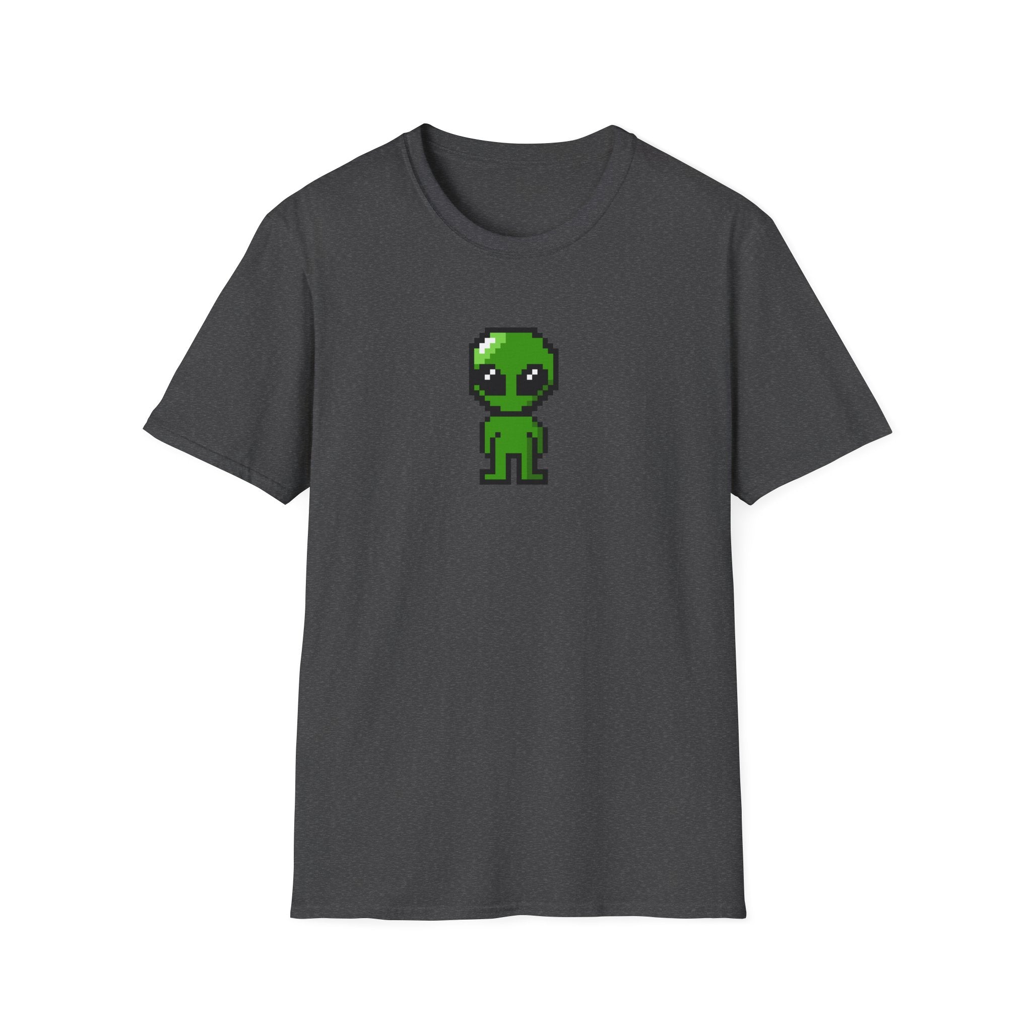 Pixel Alien Tee — Cute Retro 8‑Bit Green Alien T-Shirt
