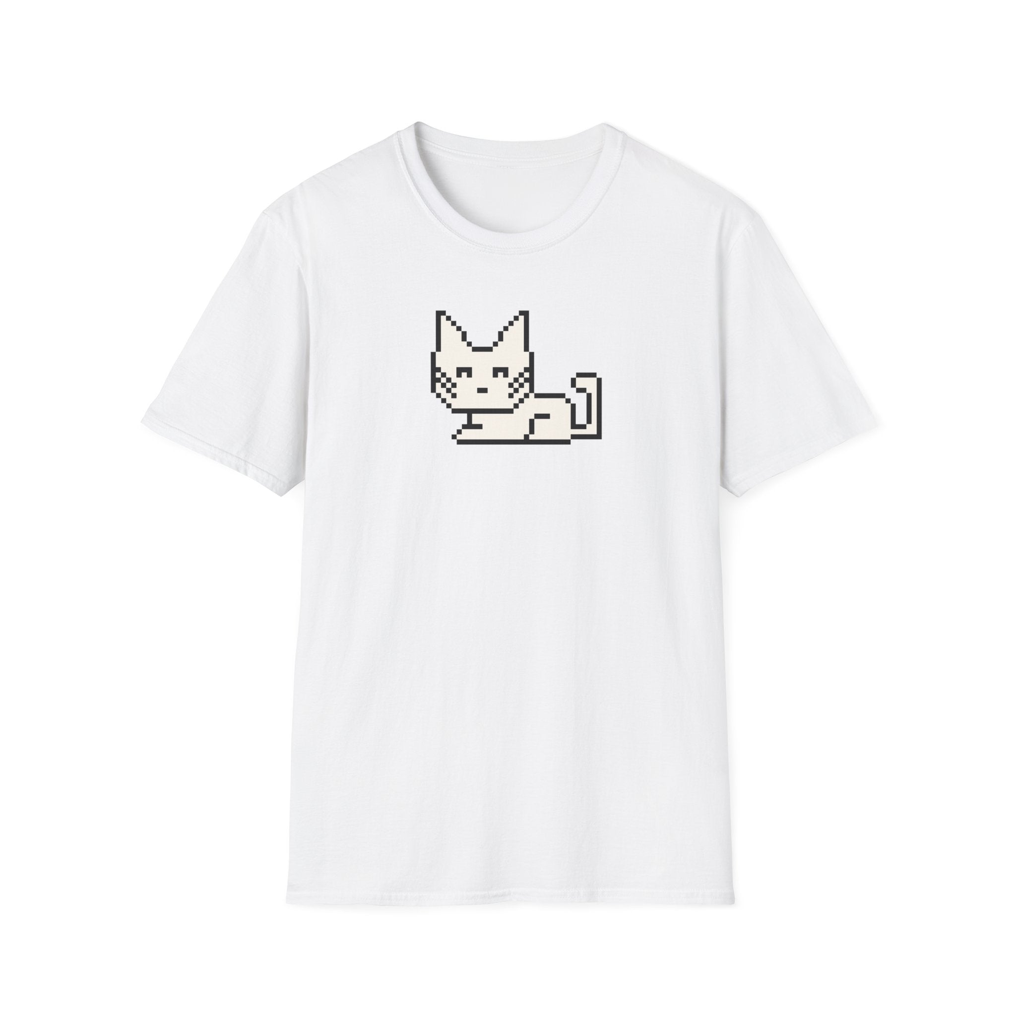 Pixel Cat T-Shirt — Cute Retro 8-Bit Kitten Tee