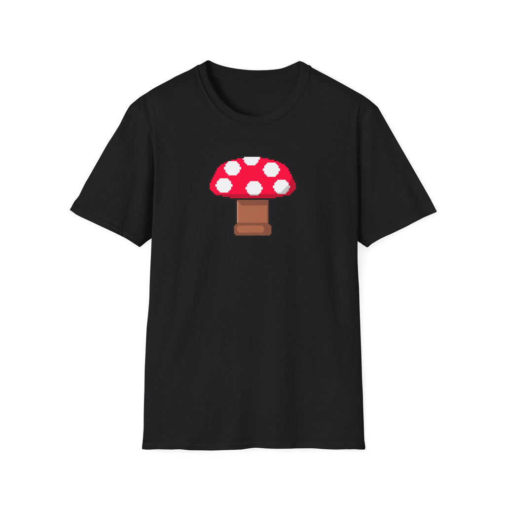 Retro Pixel Mushroom T-Shirt — Cute Mushroom Gamer Tee