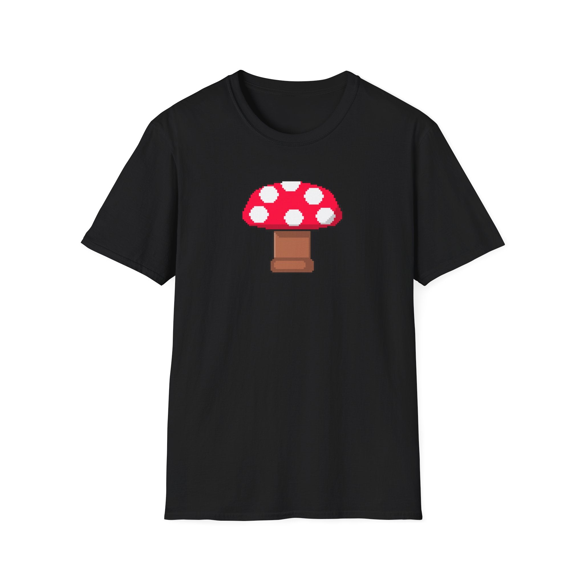 Retro Pixel Mushroom T-Shirt — Cute Mushroom Gamer Tee
