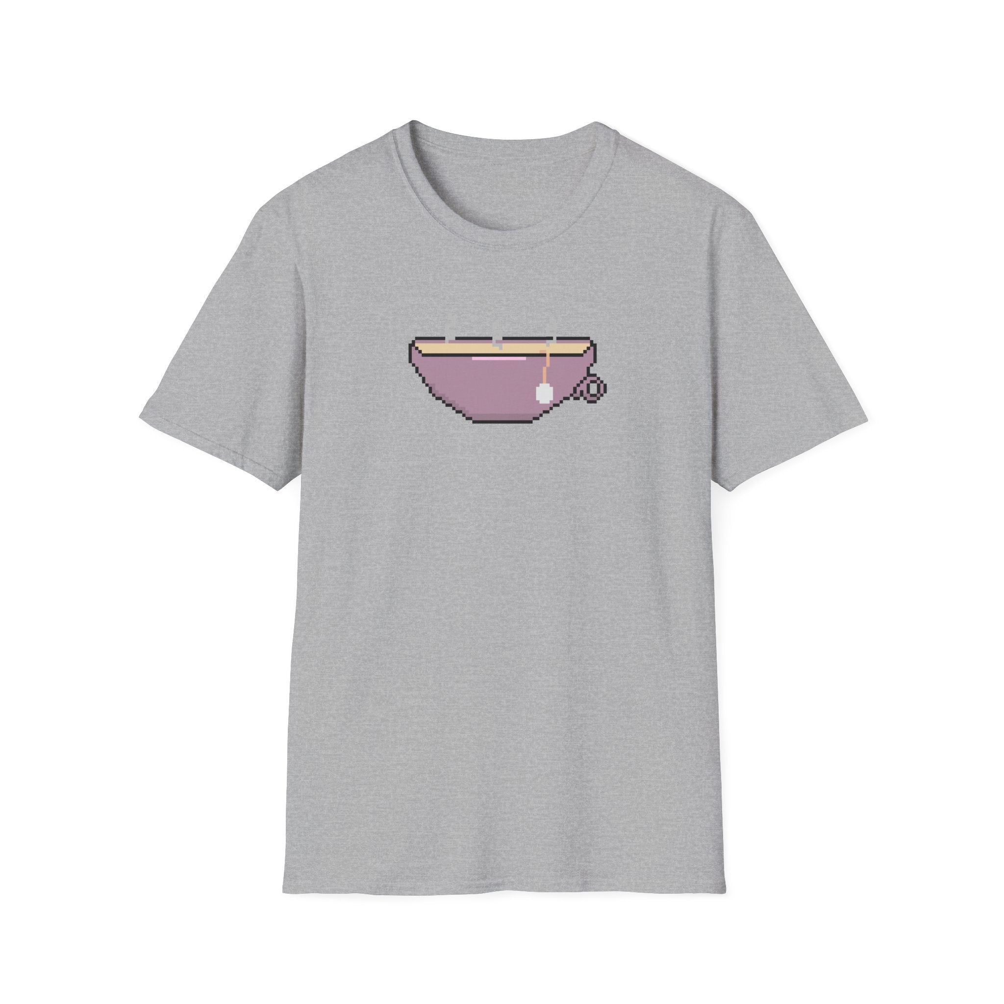 T-Shirt — Pixel Art Tea Cup Graphic Tee