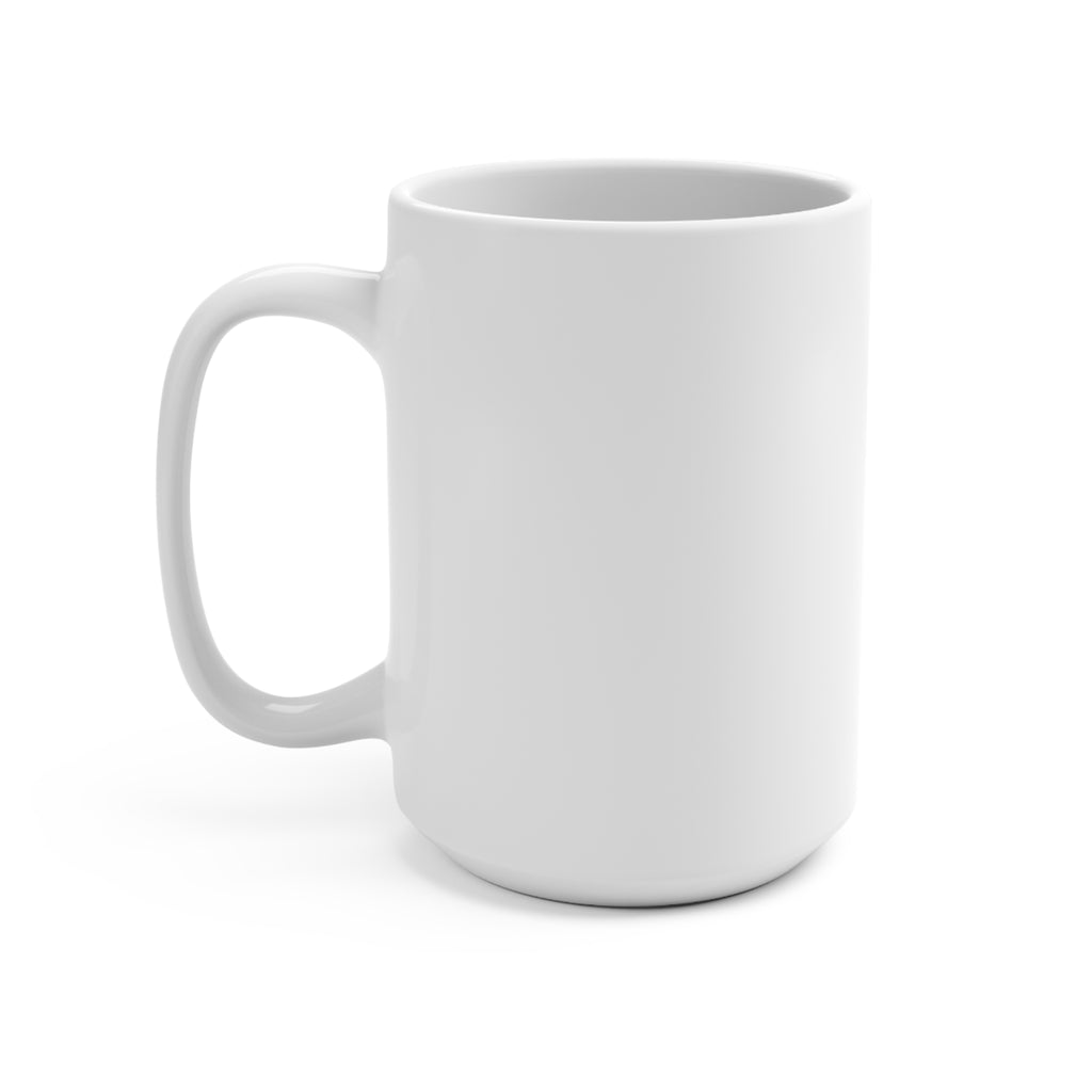 15oz Pixel Alien Coffee Mug – Retro Cute Alien Holding Drink