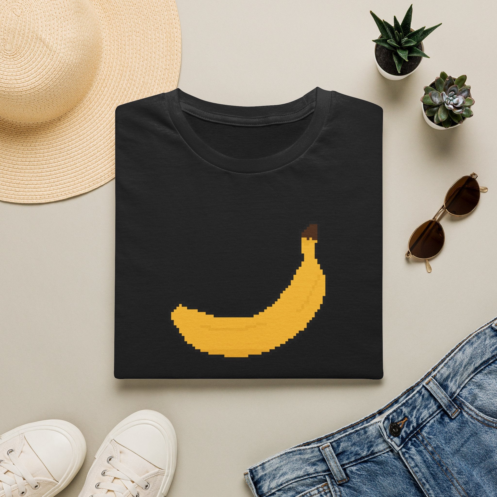 Pixel Banana T-Shirt — Retro 8‑Bit Fruit Graphic Tee