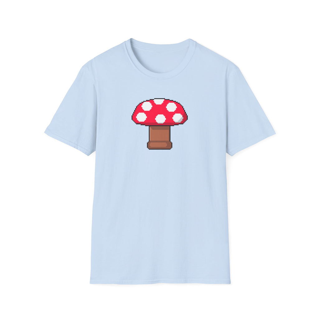 Retro Pixel Mushroom T-Shirt — Cute Mushroom Gamer Tee