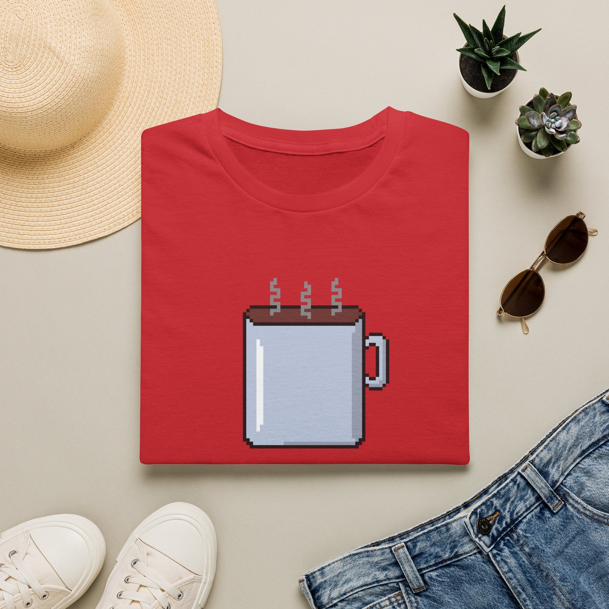 Pixel Coffee Mug T-Shirt