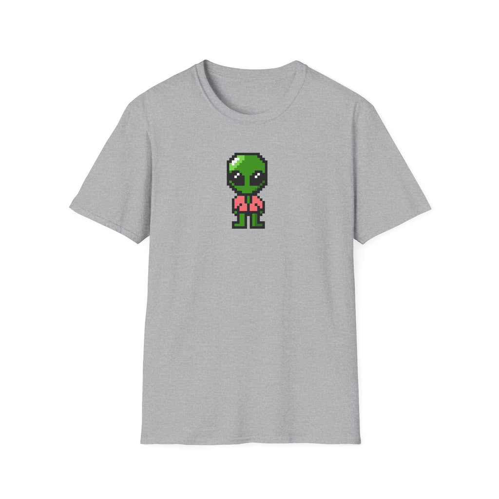 Pixel Alien T‑Shirt — Cute Retro Gamer Alien Graphic Tee