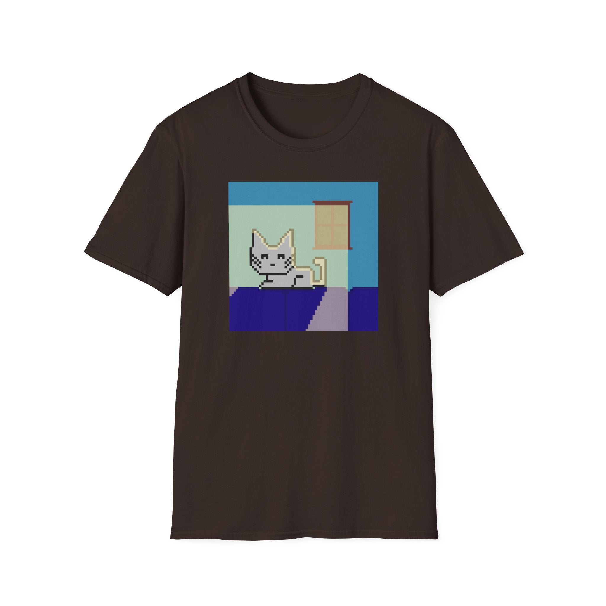 Pixel Cat Tee — Retro 8‑Bit Cat Graphic T‑Shirt