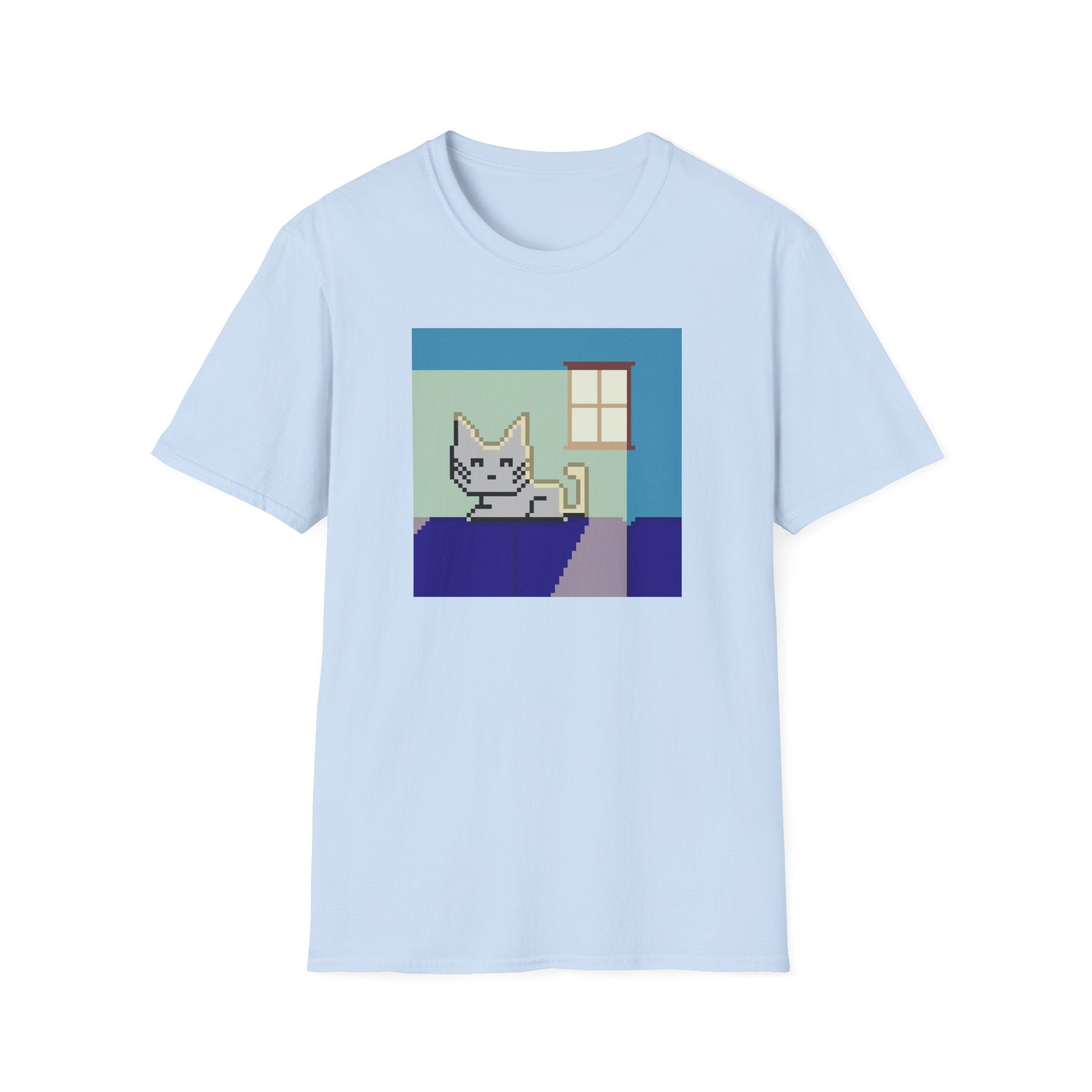Pixel Cat Tee — Retro 8‑Bit Cat Graphic T‑Shirt