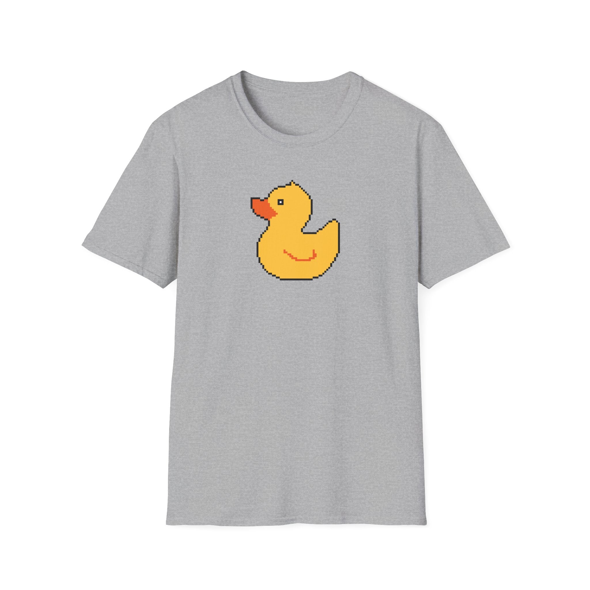 Duck Pixel Tee — Cute Retro Rubber Duck T-Shirt