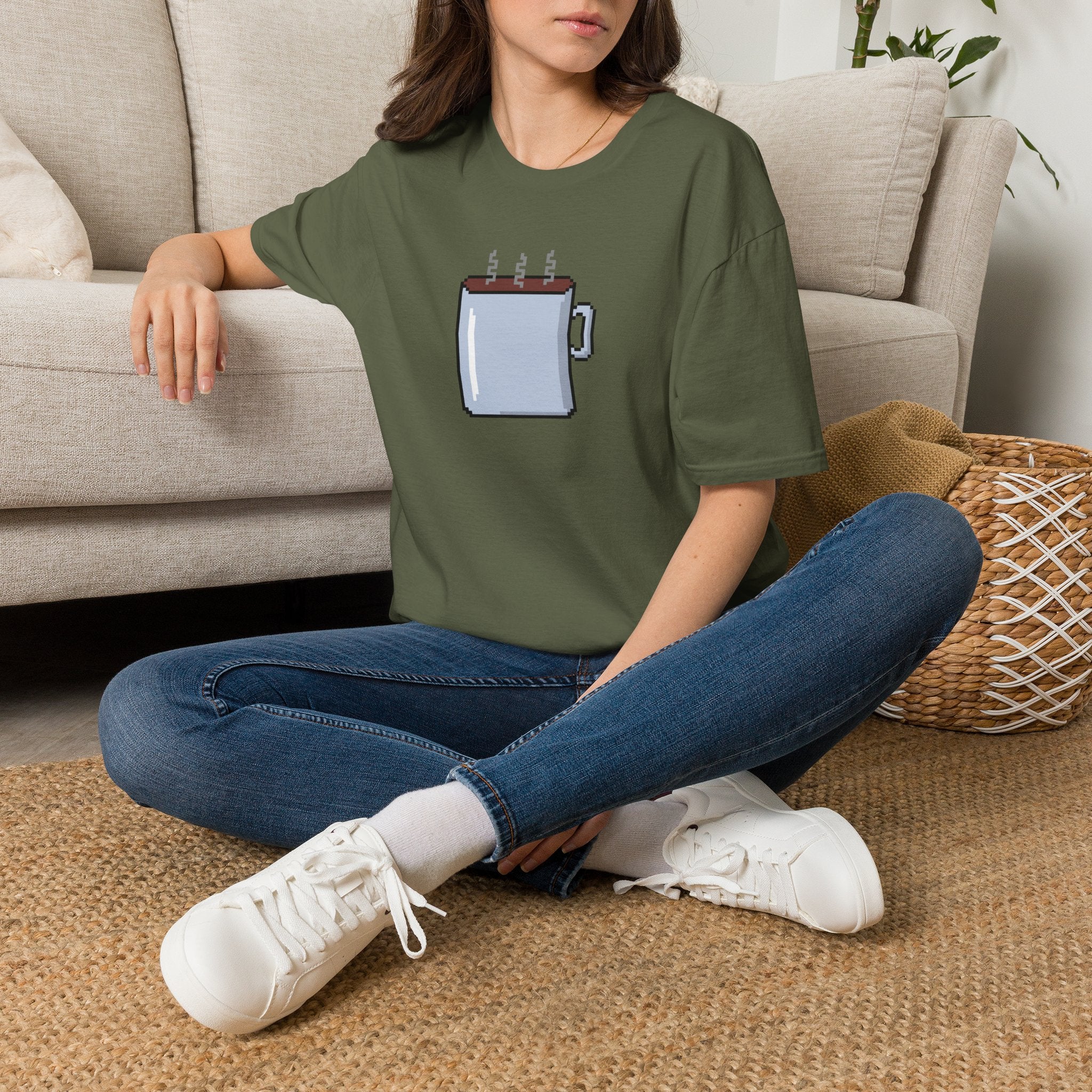 Pixel Coffee Mug T-Shirt