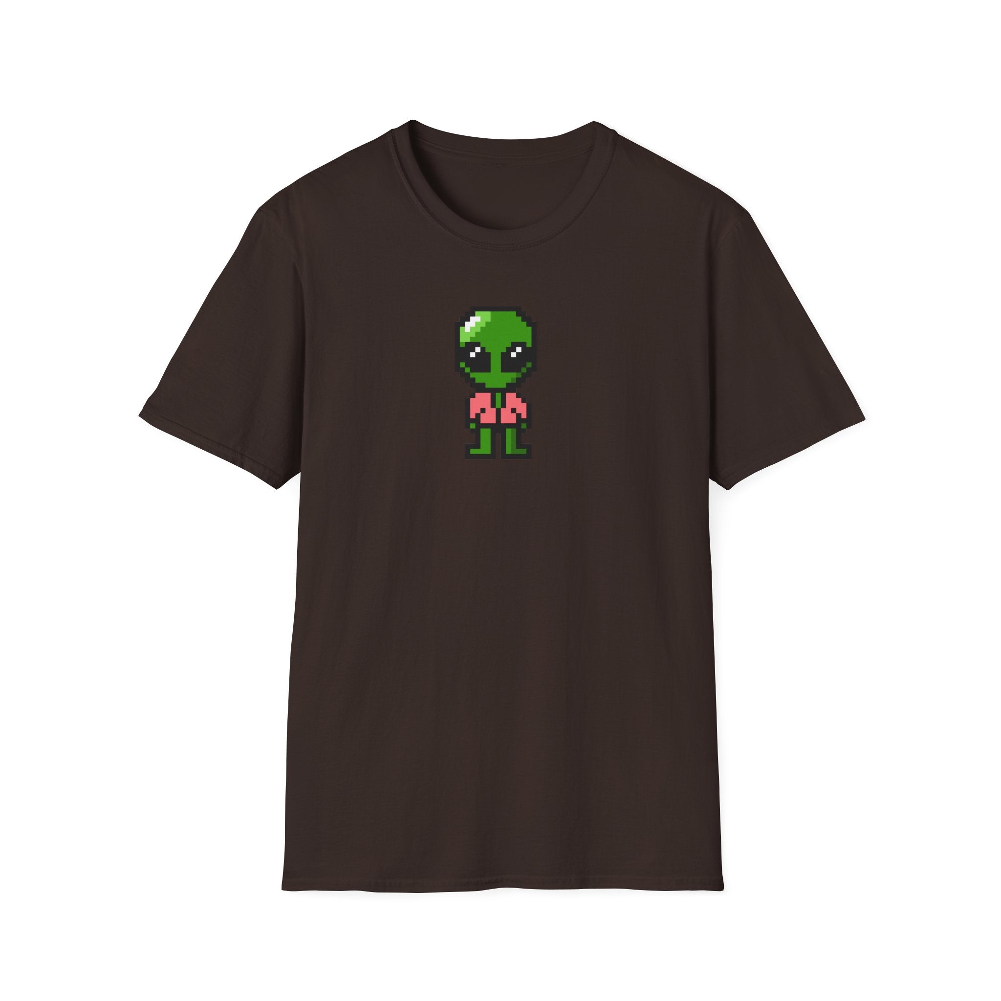 Pixel Alien T‑Shirt — Cute Retro Gamer Alien Graphic Tee