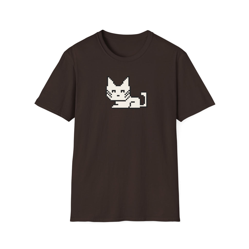 Pixel Cat T-Shirt — Cute Retro 8-Bit Kitten Tee