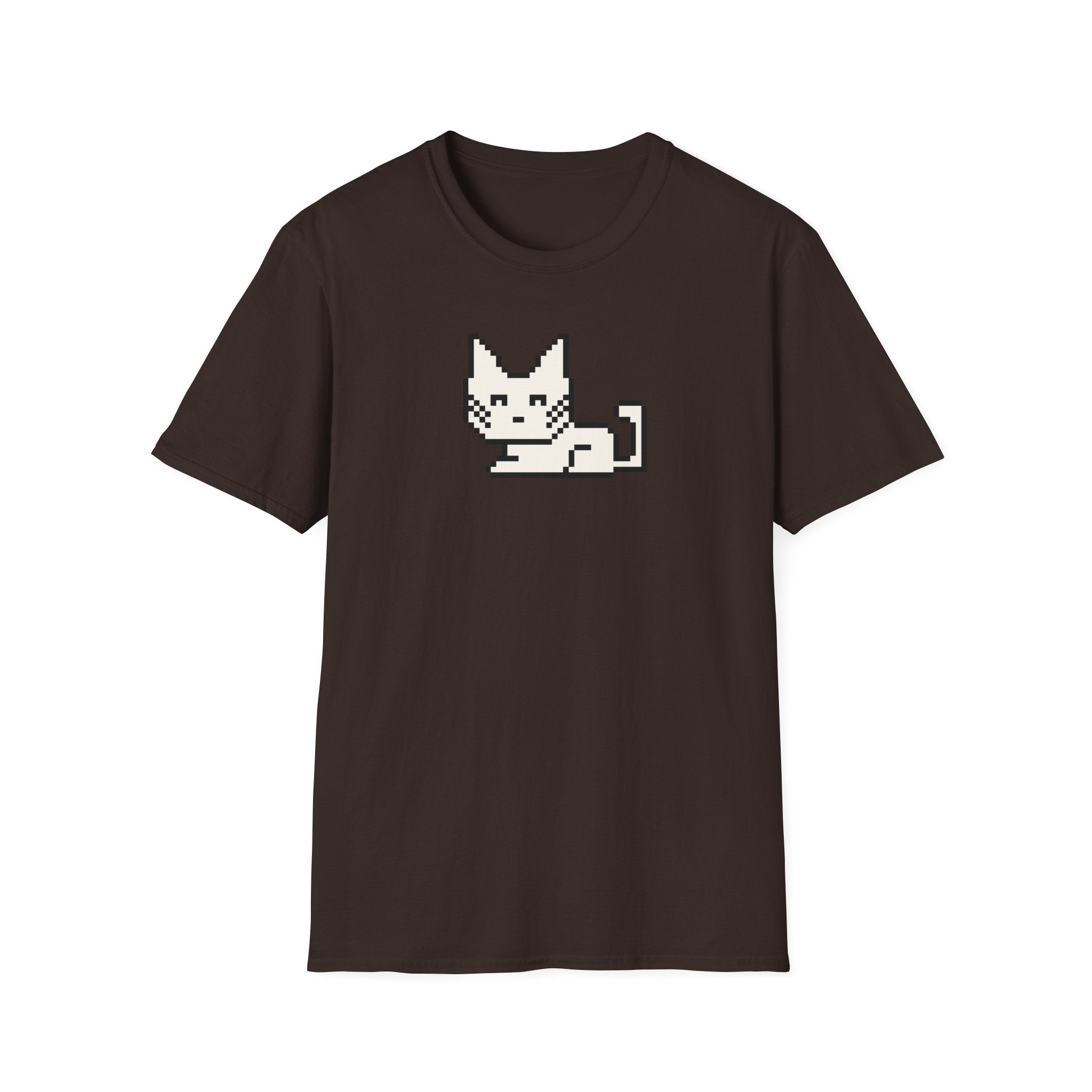 Pixel Cat T-Shirt — Cute Retro 8-Bit Kitten Tee