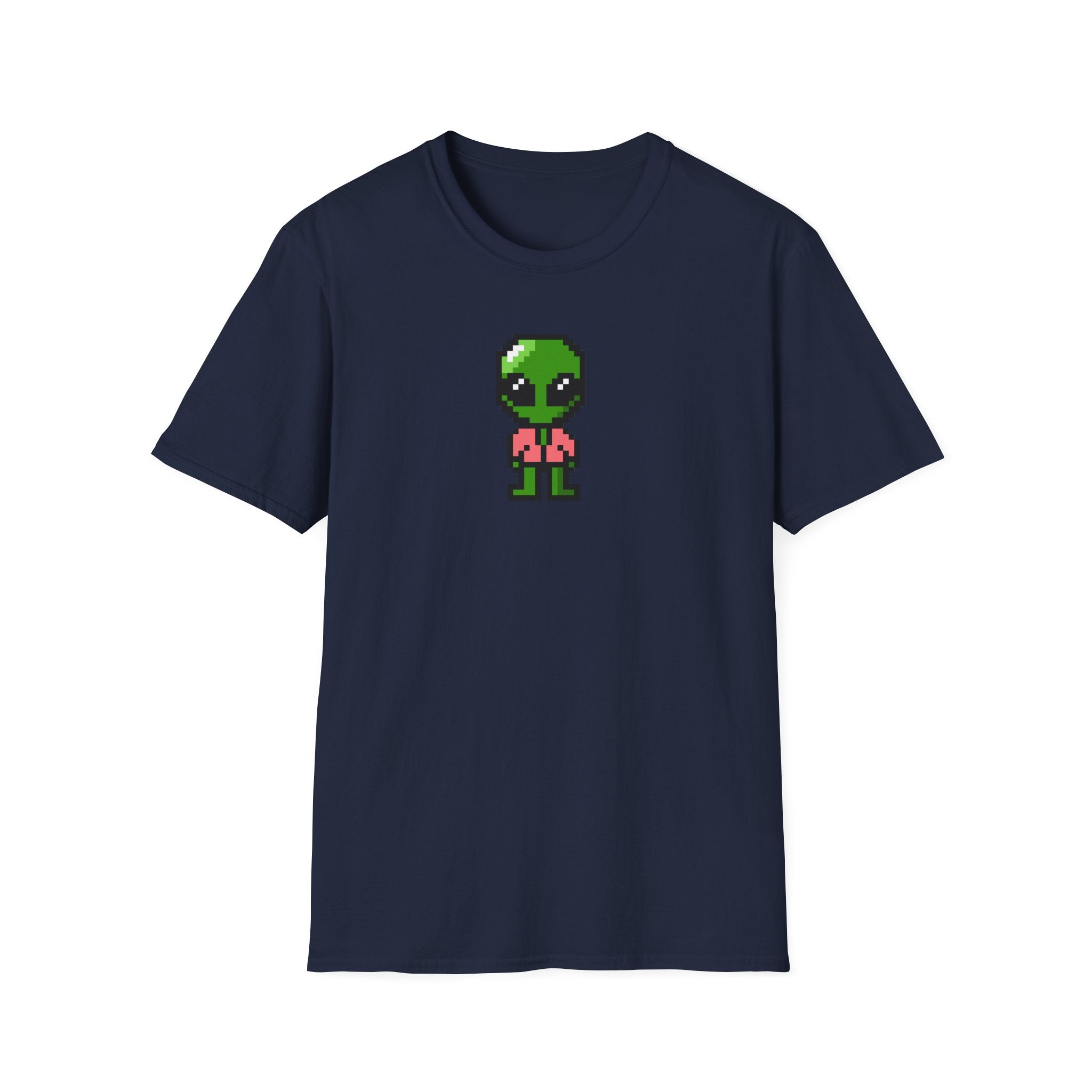 Pixel Alien T‑Shirt — Cute Retro Gamer Alien Graphic Tee