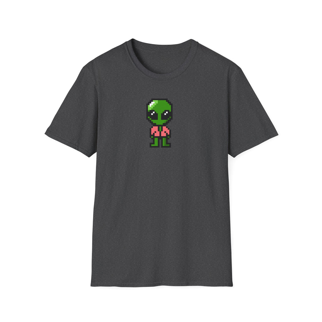 Pixel Alien T‑Shirt — Cute Retro Gamer Alien Graphic Tee