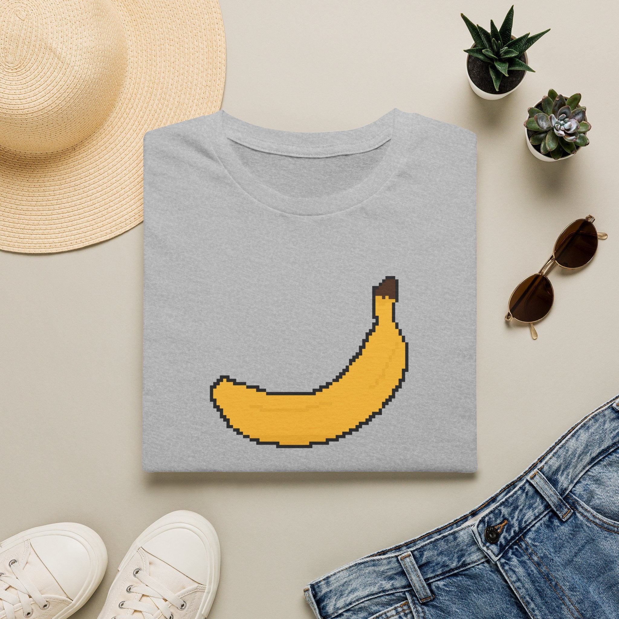 Pixel Banana T-Shirt — Retro 8‑Bit Fruit Graphic Tee