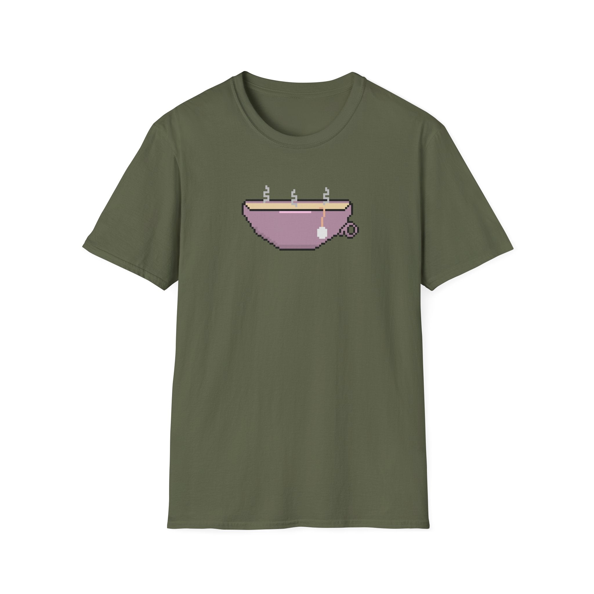 T-Shirt — Pixel Art Tea Cup Graphic Tee