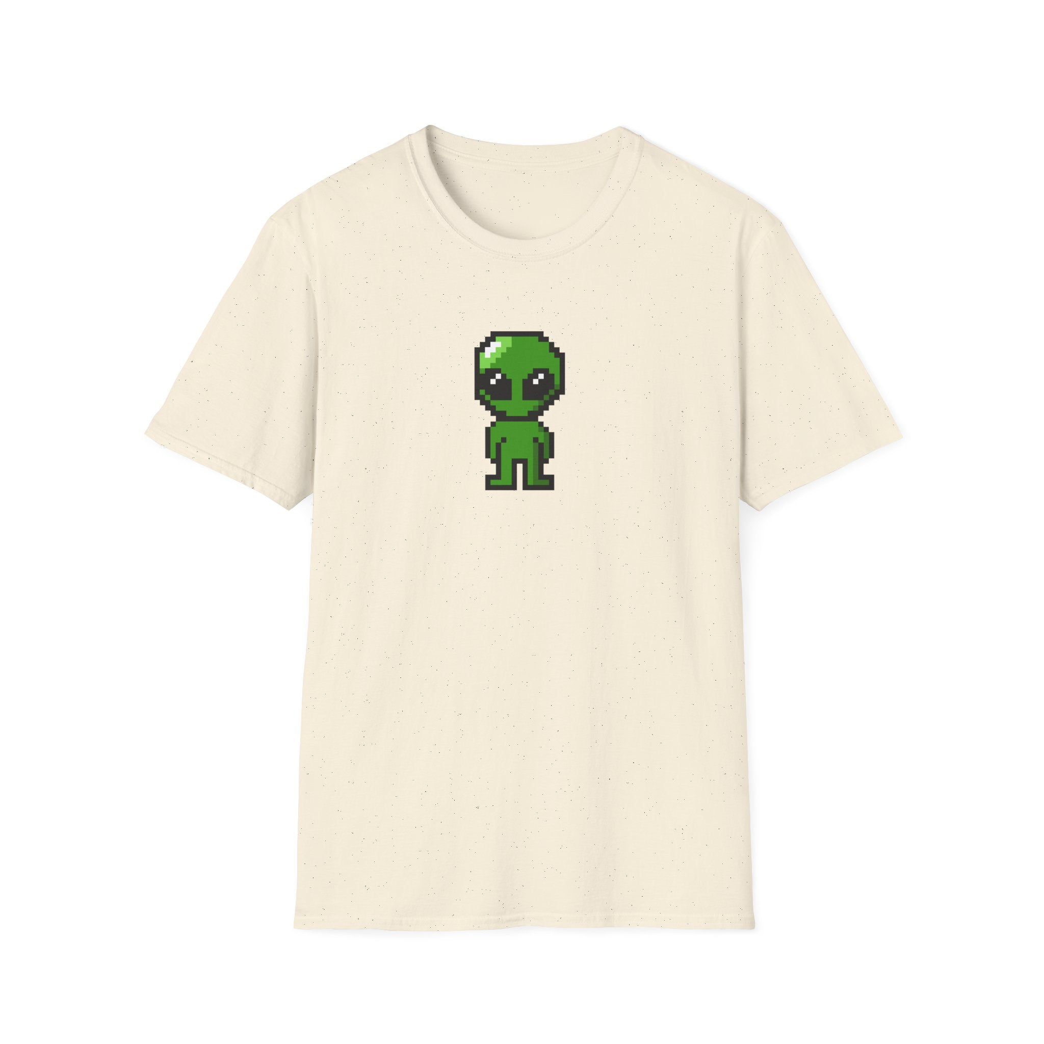 Pixel Alien Tee — Cute Retro 8‑Bit Green Alien T-Shirt