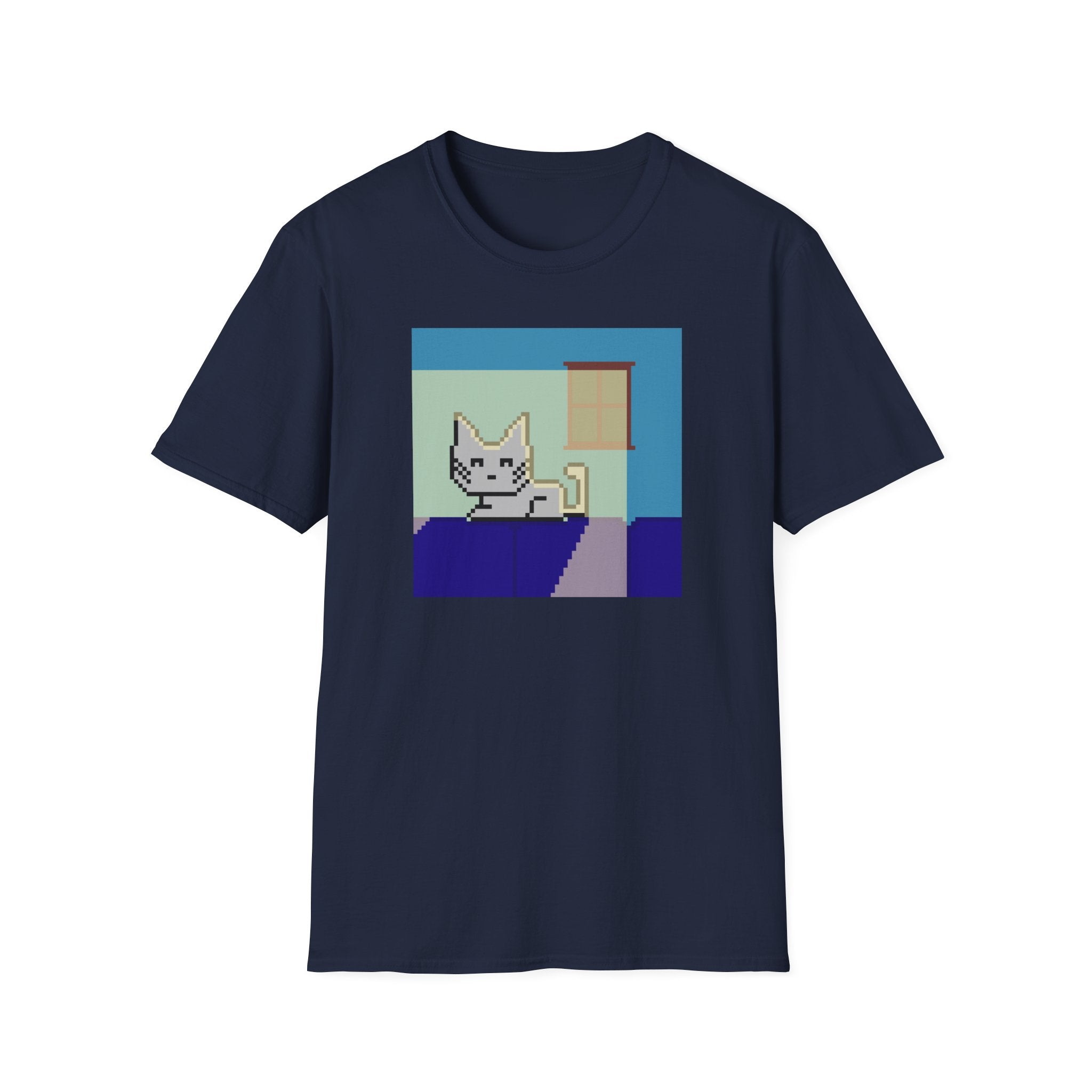 Pixel Cat Tee — Retro 8‑Bit Cat Graphic T‑Shirt