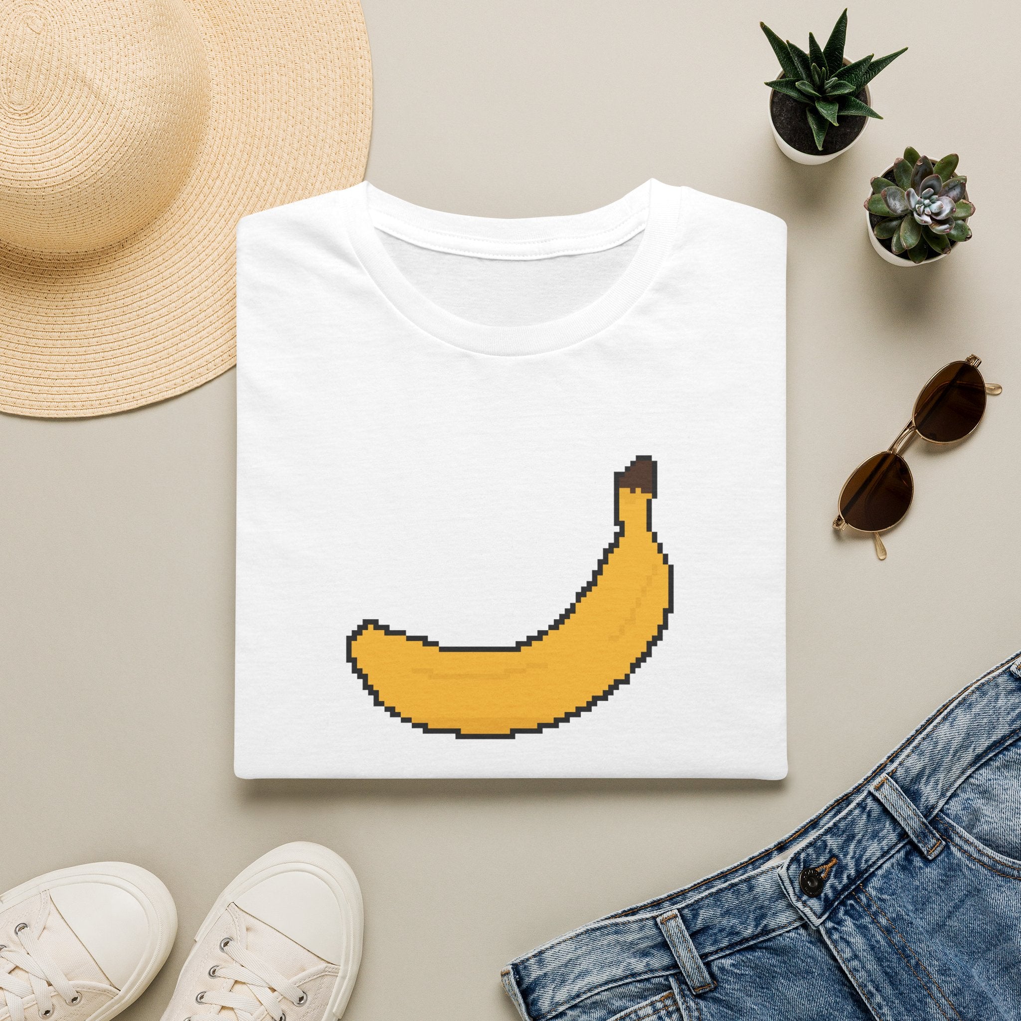 Pixel Banana T-Shirt — Retro 8‑Bit Fruit Graphic Tee
