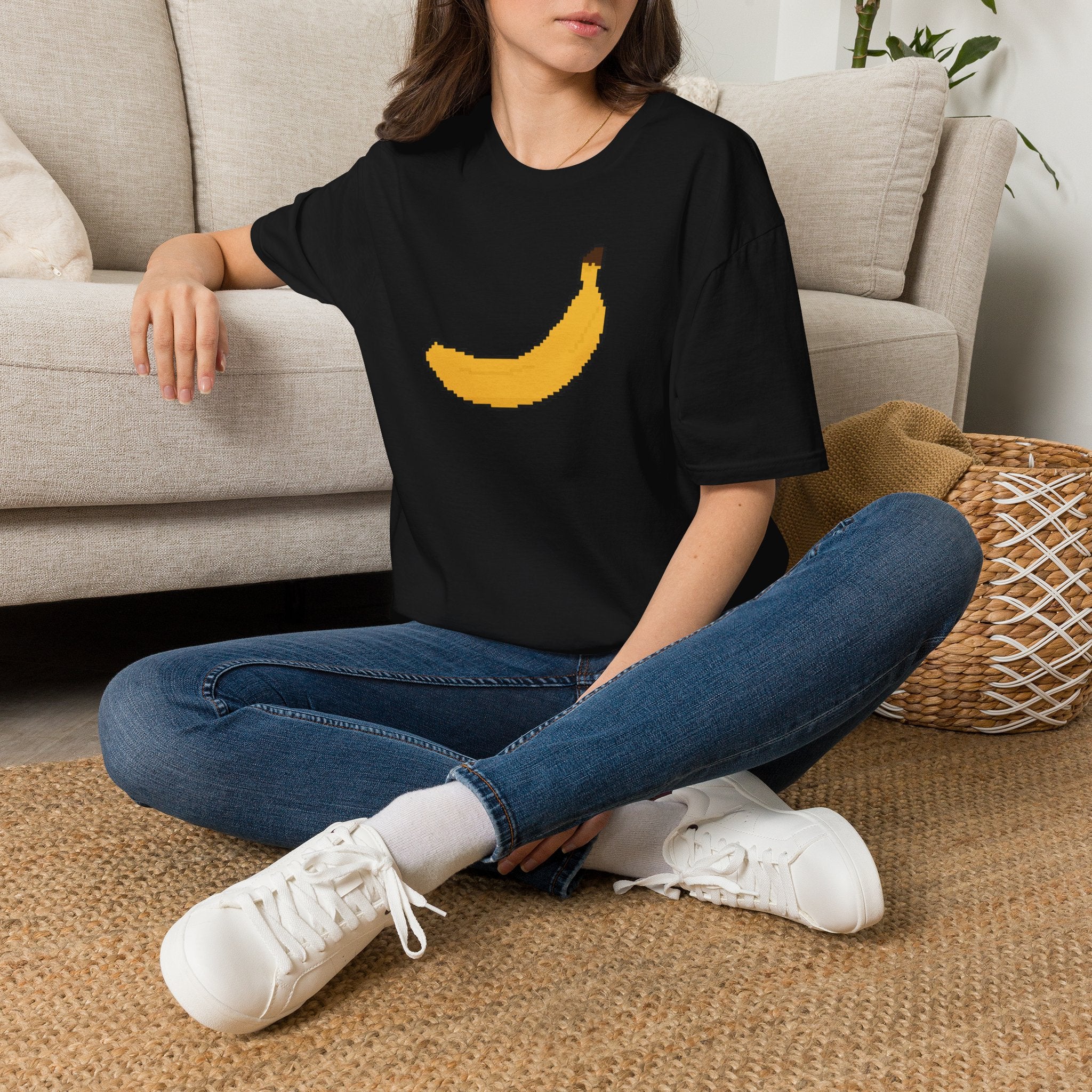 Pixel Banana T-Shirt — Retro 8‑Bit Fruit Graphic Tee