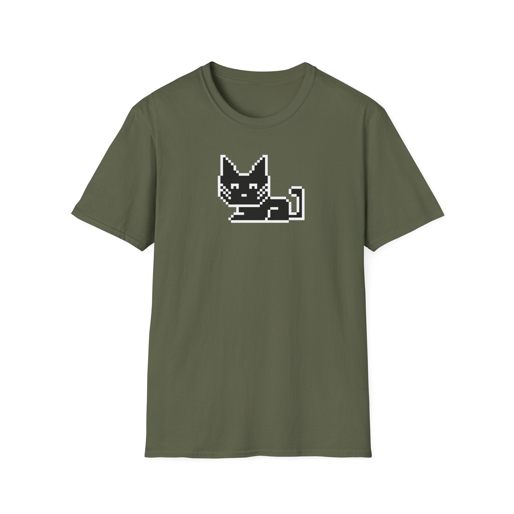 Pixel Cat T-Shirt — Cute Retro 8-Bit Cat Graphic Tee