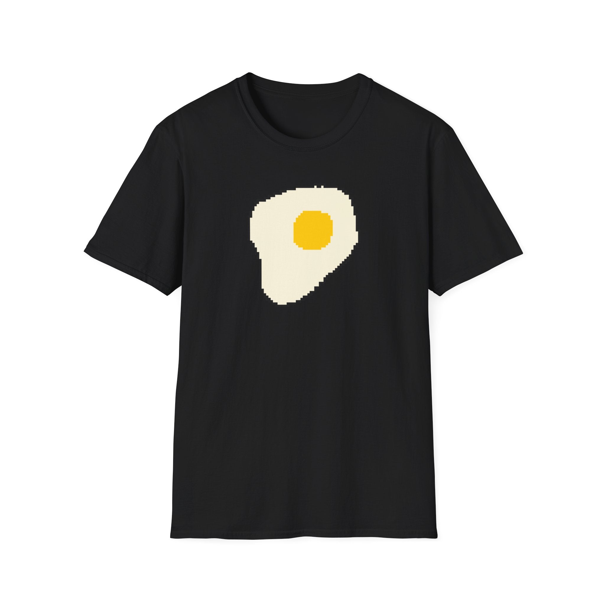 Pixel Fried Egg T-Shirt — Cute Retro Breakfast Graphic Tee